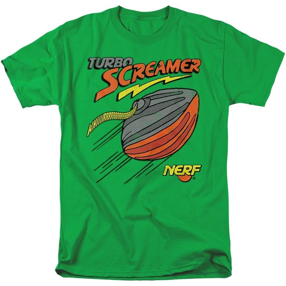 image:imageNerf Turbo Screamer Unisex Adult T Shirt for Men and WomenKelly Green