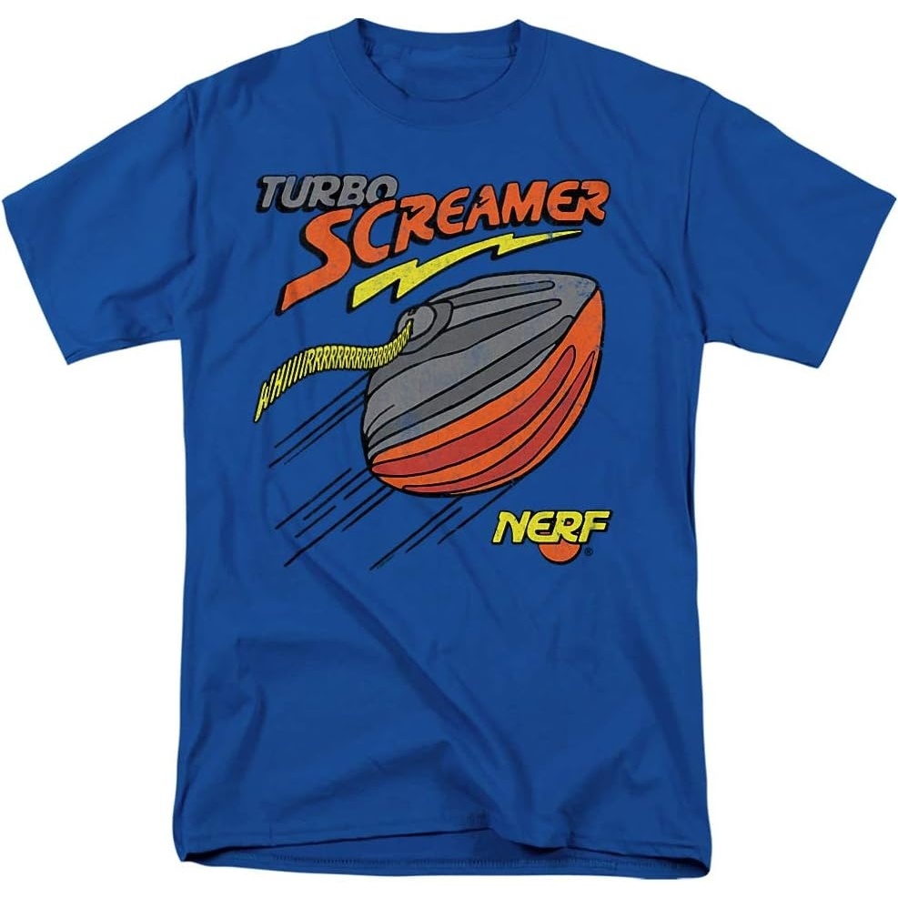 image:imageNerf Turbo Screamer Unisex Adult T Shirt for Men and WomenRoyal