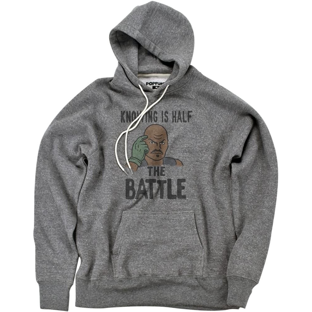 image:imagePopfunk Classic Toys Collection Official Premium Ultrasoft TriBlend HoodieThe Og Action Figure Athletic Heather