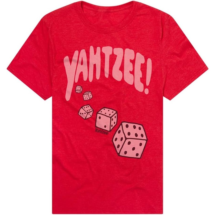 image:imagePopfunk Official Game Night Adult Unisex Classic RingSpun TShirt CollectionThe Highest Roll Red