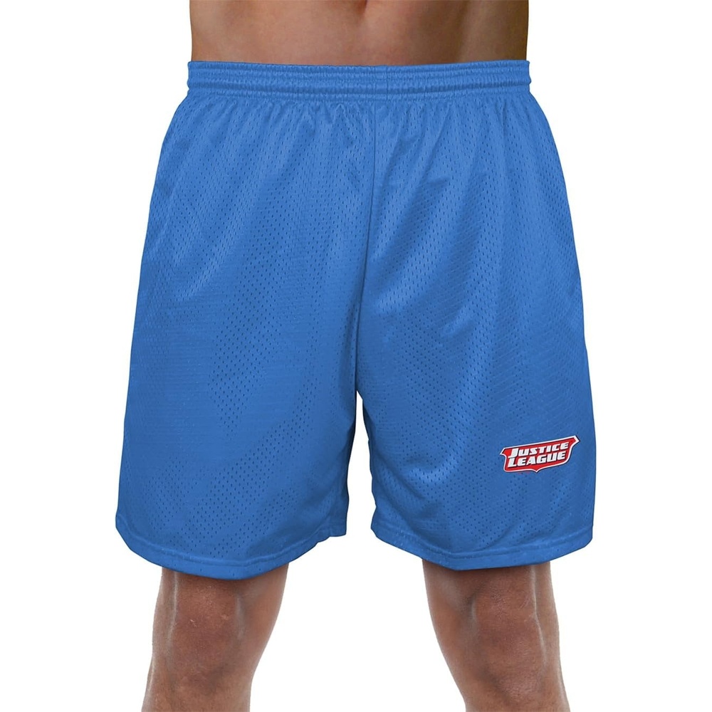 image:imagePopfunk Pop Culture Collection Mens Lined Mesh ShortsJustice League Logo