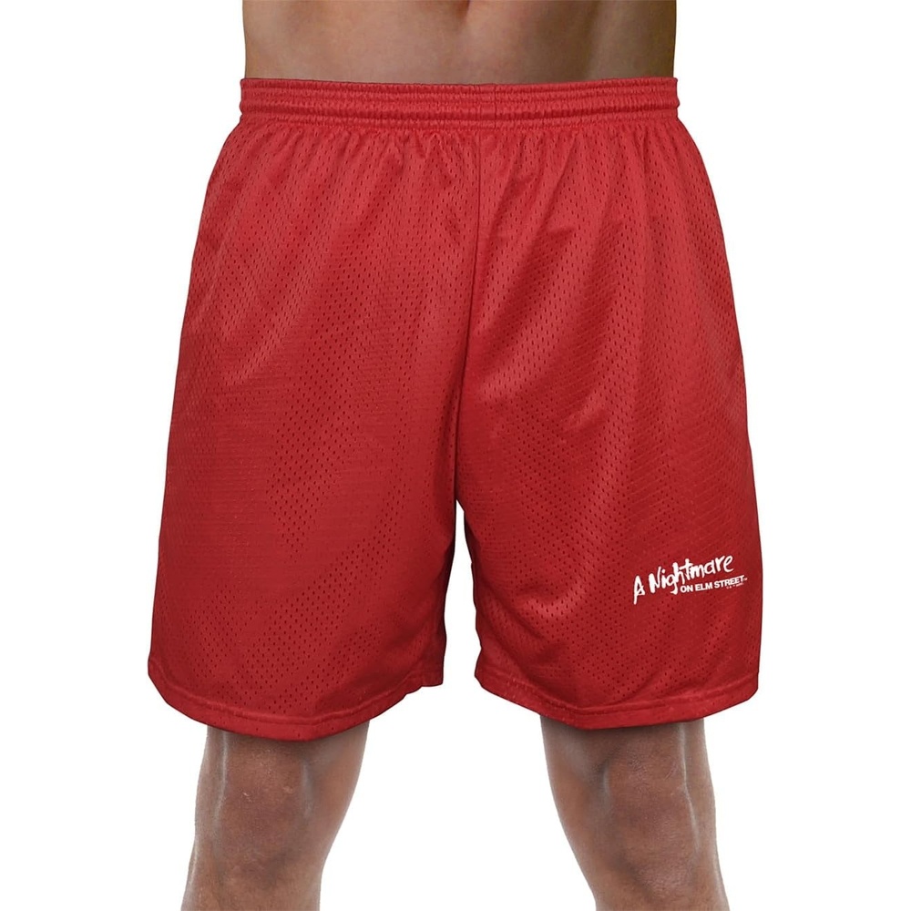 image:imagePopfunk Pop Culture Collection Mens Lined Mesh ShortsNightmare on Elm Street Logo