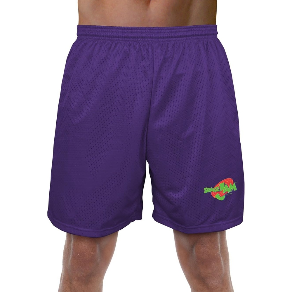 image:imagePopfunk Pop Culture Collection Mens Lined Mesh ShortsSpace Jam Logo