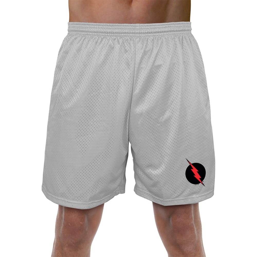 image:imagePopfunk Pop Culture Collection Mens Lined Mesh ShortsThe Flash Reverse Flash Logo