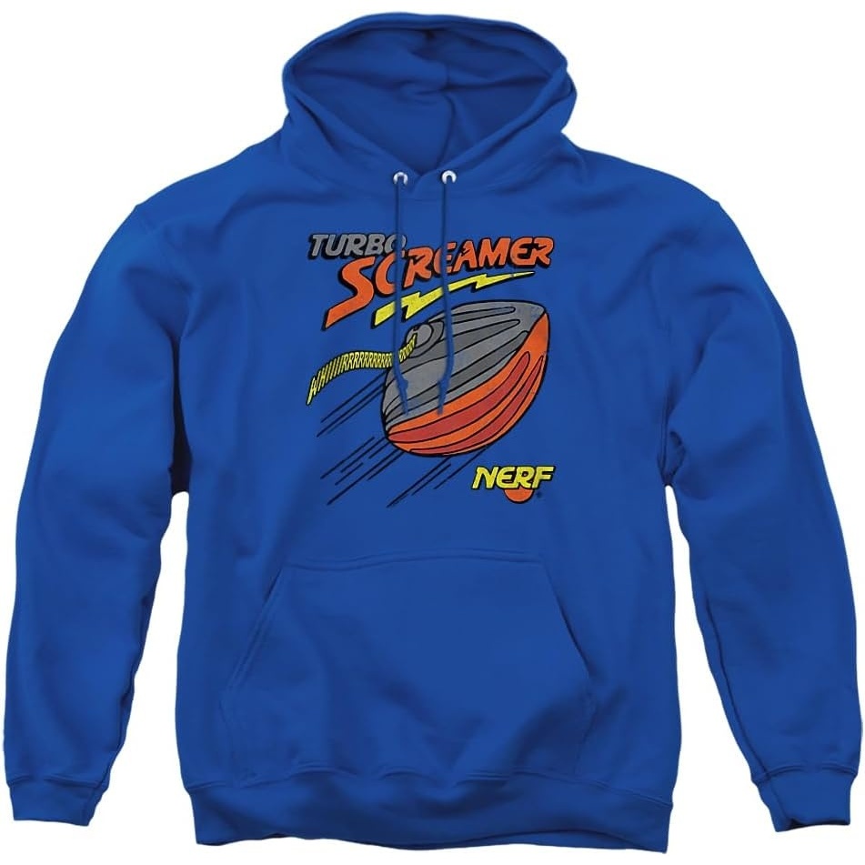 image:imageTrevco Nerf Turbo Screamer Unisex Adult PullOver HoodieRoyal