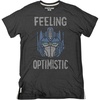 image:imagePopfunk Official Game Night Adult Unisex Classic RingSpun TShirt CollectionThe Optomistic Prime  Dark Ash