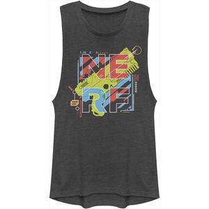 Hasbro Womens Nerf Maximum Precision Festival Muscle(Charcoal)