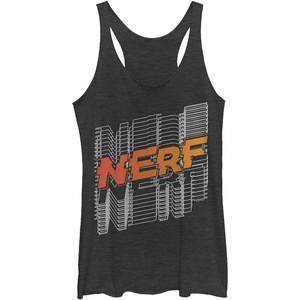 Hasbro Women’s Nerf Stacked Repeating(Black Heather)