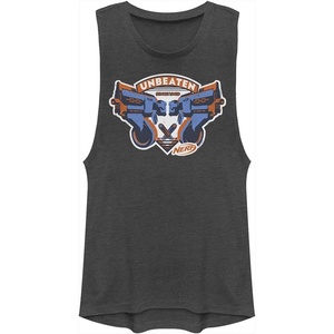 Hasbro Women’s Nerf Unbeaten Badge Festival Muscle(Charcoal)