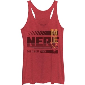 Hasbro Women’s Nerf XL Nation(Red Heather)