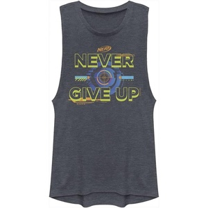 Hasbro Women’s Never Give Up(Denim Blue Heather)