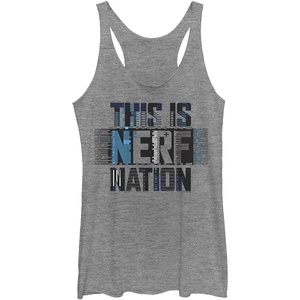 Hasbro Women’s This is Nerf Nation(Gray Heather)