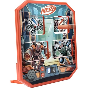 Nerf Bot Arena Clash Electronic Target Game – Interactive Foam Dart Blaster Game with Sound FX, Score Display & 4 Modes(Bot Arena Clash)
