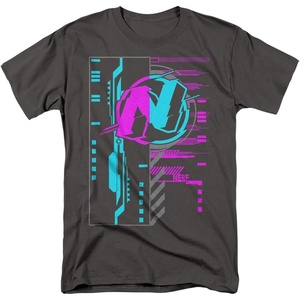 Nerf Cyber Unisex Adult T Shirt for Men and Women(Charcoal)