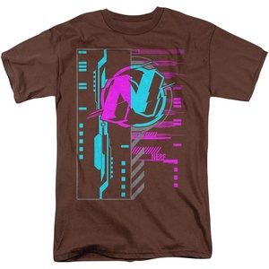 Nerf Cyber Unisex Adult T Shirt for Men and Women(Coffee)