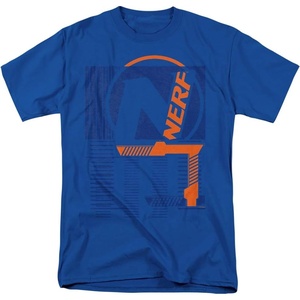 Nerf Grid Unisex Adult T Shirt for Men and Women(Royal)