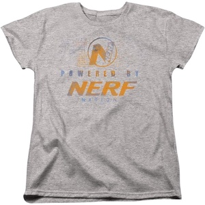 Nerf Powered By Nerf Nation Women’s T Shirt(Athletic Heather)