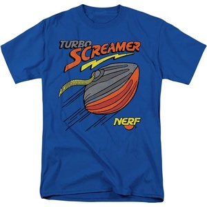 Nerf Turbo Screamer Unisex Adult T Shirt for Men and Women(Royal)