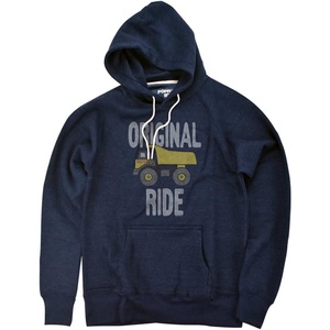 Popfunk Classic Toys Collection Official Premium Ultrasoft Tri-Blend Hoodie(The Dump Truck – Navy)