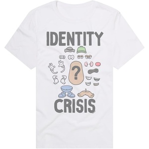 Popfunk Official Game Night Adult Unisex Classic Ring-Spun T-Shirt Collection(The Idenity Crisis – White)