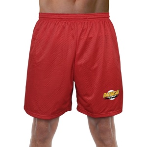 Popfunk Pop Culture Collection Mens Lined Mesh Shorts(Big Bang Theory Sheldon Bazinga)