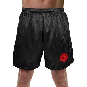 Popfunk Pop Culture Collection Mens Lined Mesh Shorts(Dungeons and Dragons D20 Dice)