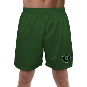 Popfunk Pop Culture Collection Mens Lined Mesh Shorts(Justice League Green Lantern Athletic Logo)