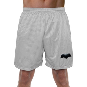 Popfunk Pop Culture Collection Mens Lined Mesh Shorts(Justice League Movie Batman Logo)