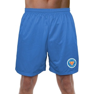 Popfunk Pop Culture Collection Mens Lined Mesh Shorts(Justice League Superman Athletic Logo)