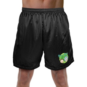 Popfunk Pop Culture Collection Mens Lined Mesh Shorts(Rick and Morty Heads)