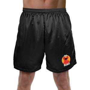 Popfunk Pop Culture Collection Mens Lined Mesh Shorts(Sesame Street Elmo Scribble)