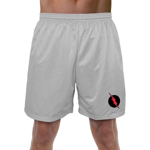 Popfunk Pop Culture Collection Mens Lined Mesh Shorts(The Flash Reverse Flash Logo)