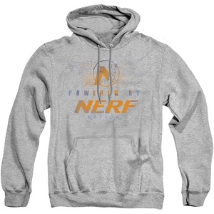 Trevco Nerf Powered By Nerf Nation Unisex Adult Pull-Over Hoodie(Athletic Heather)