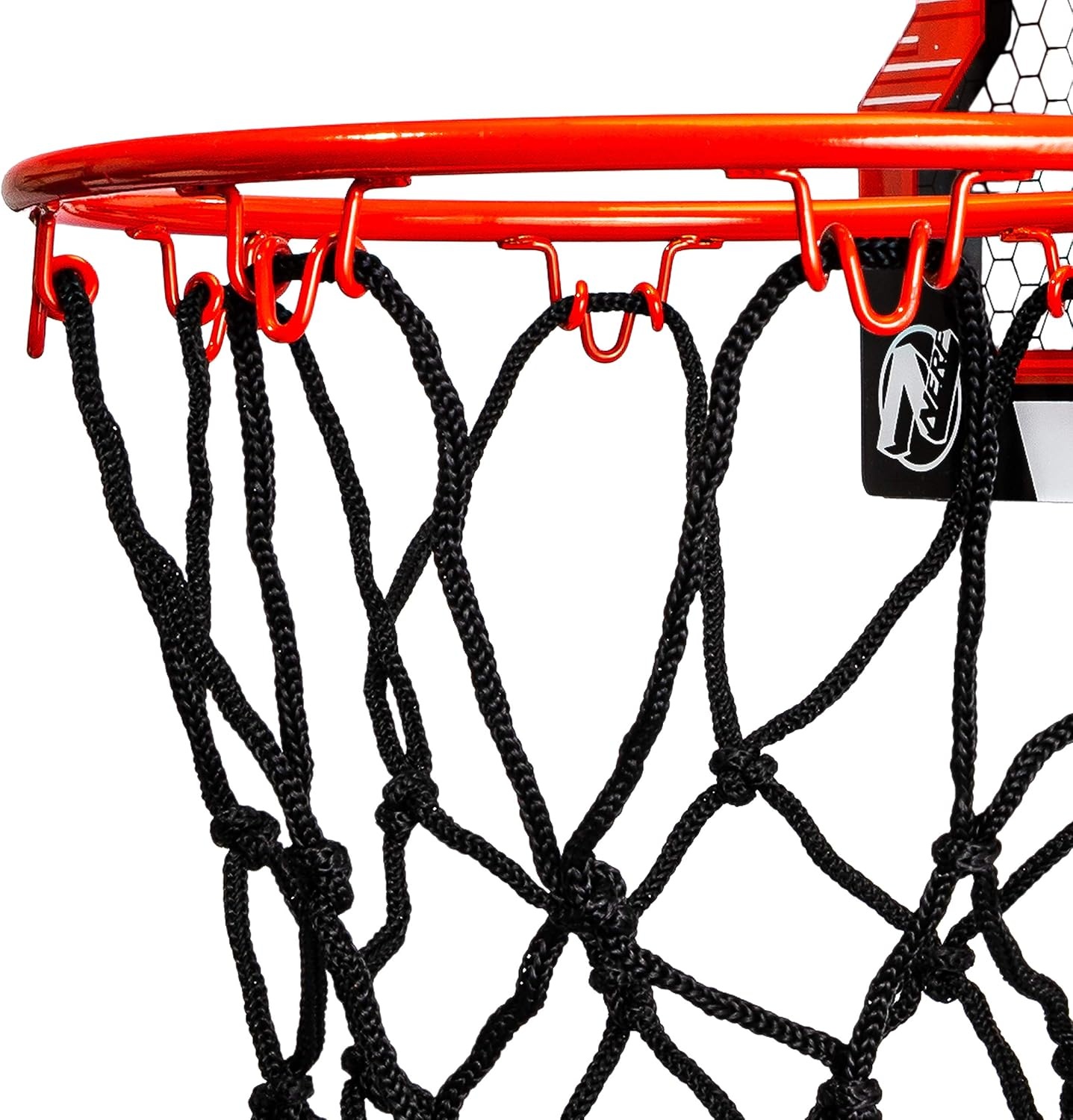 image:imageNERF Basketball Hoop Set Pro Hoop Mini Hoop Set with Mini NERF Basketball Steel Rim Great for DunkingRed Standard