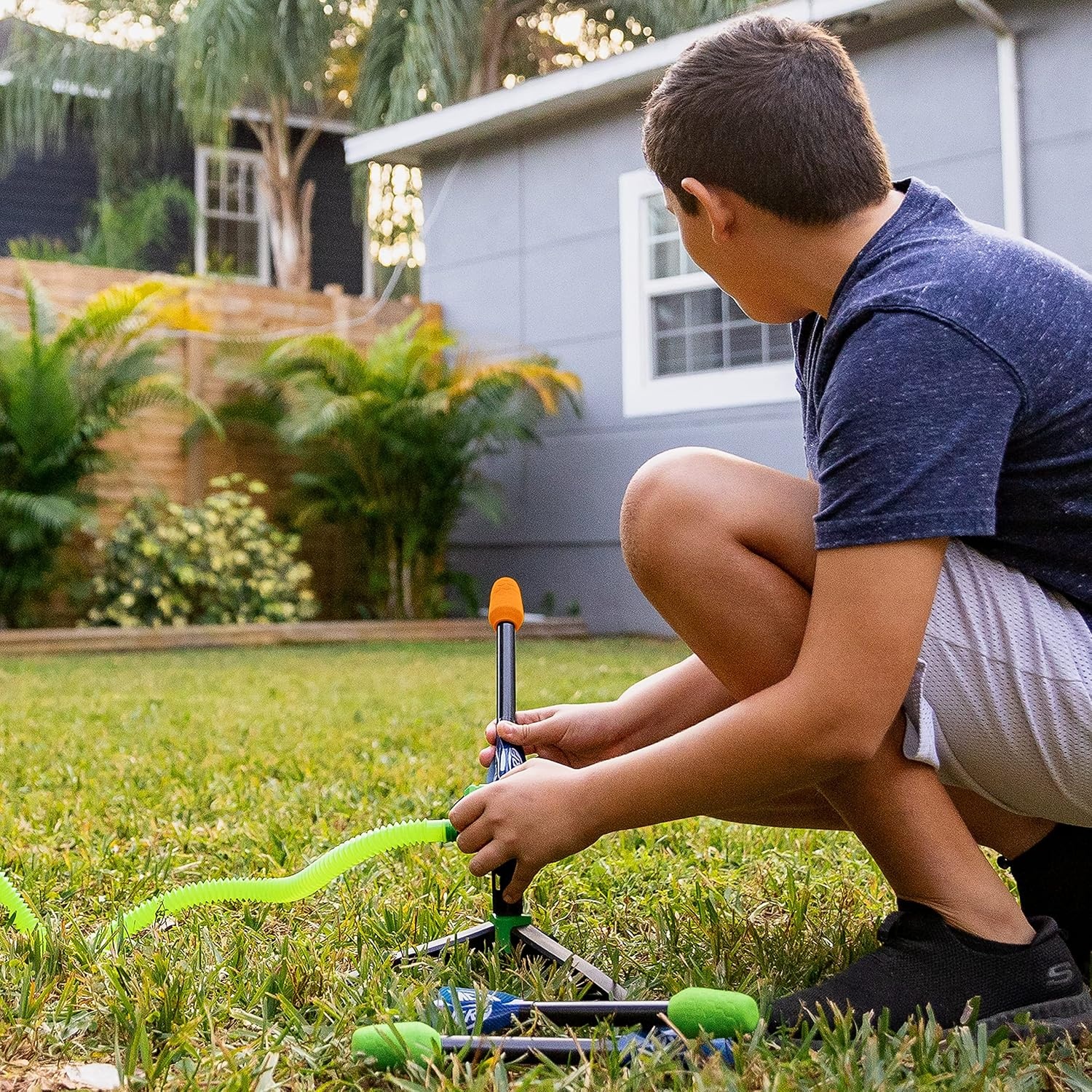 image:imageNERF Rip Rocket Stomp Launcher JumpPowered Foam RocketsReplacement Rockets