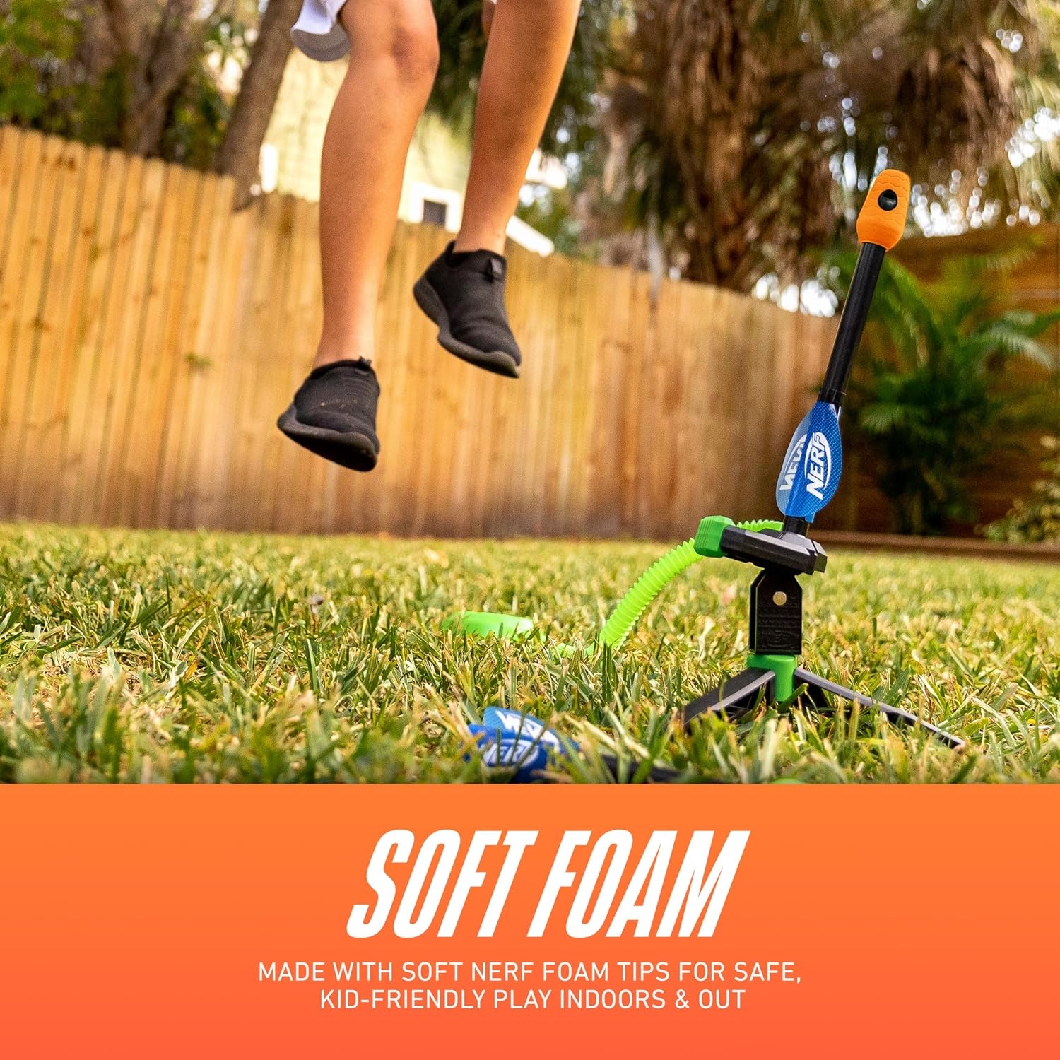 image:imageNERF Rip Rocket Stomp Launcher JumpPowered Foam RocketsReplacement Rockets
