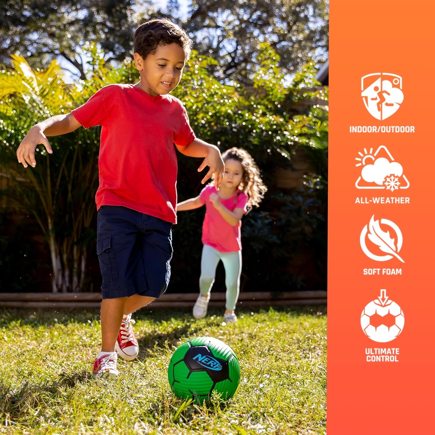 image:imageNerf Franklin Sports Proshot Mini Foam Soccer BallGreen