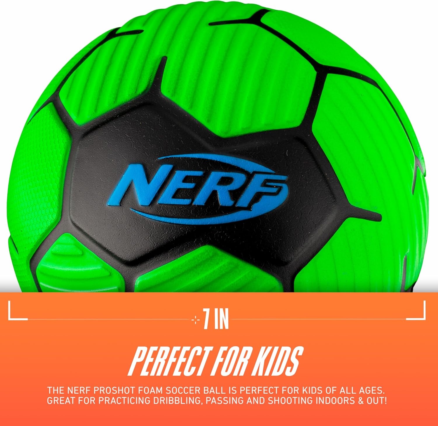 image:imageNerf Franklin Sports Proshot Mini Foam Soccer BallGreen