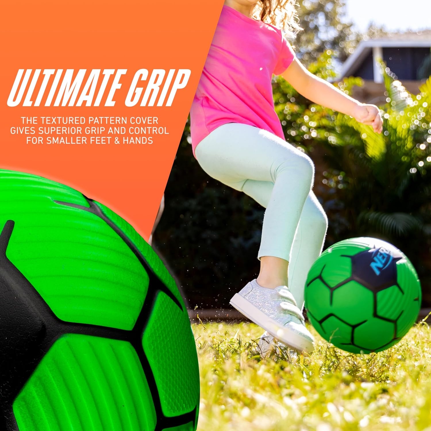 image:imageNerf Franklin Sports Proshot Mini Foam Soccer BallGreen
