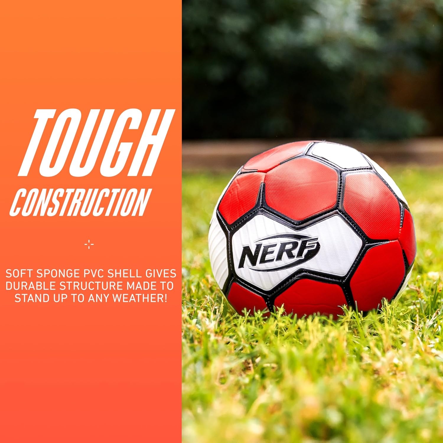 image:imageNerf Proshot Kids Youth Soccer Ball Air Pump SetRed