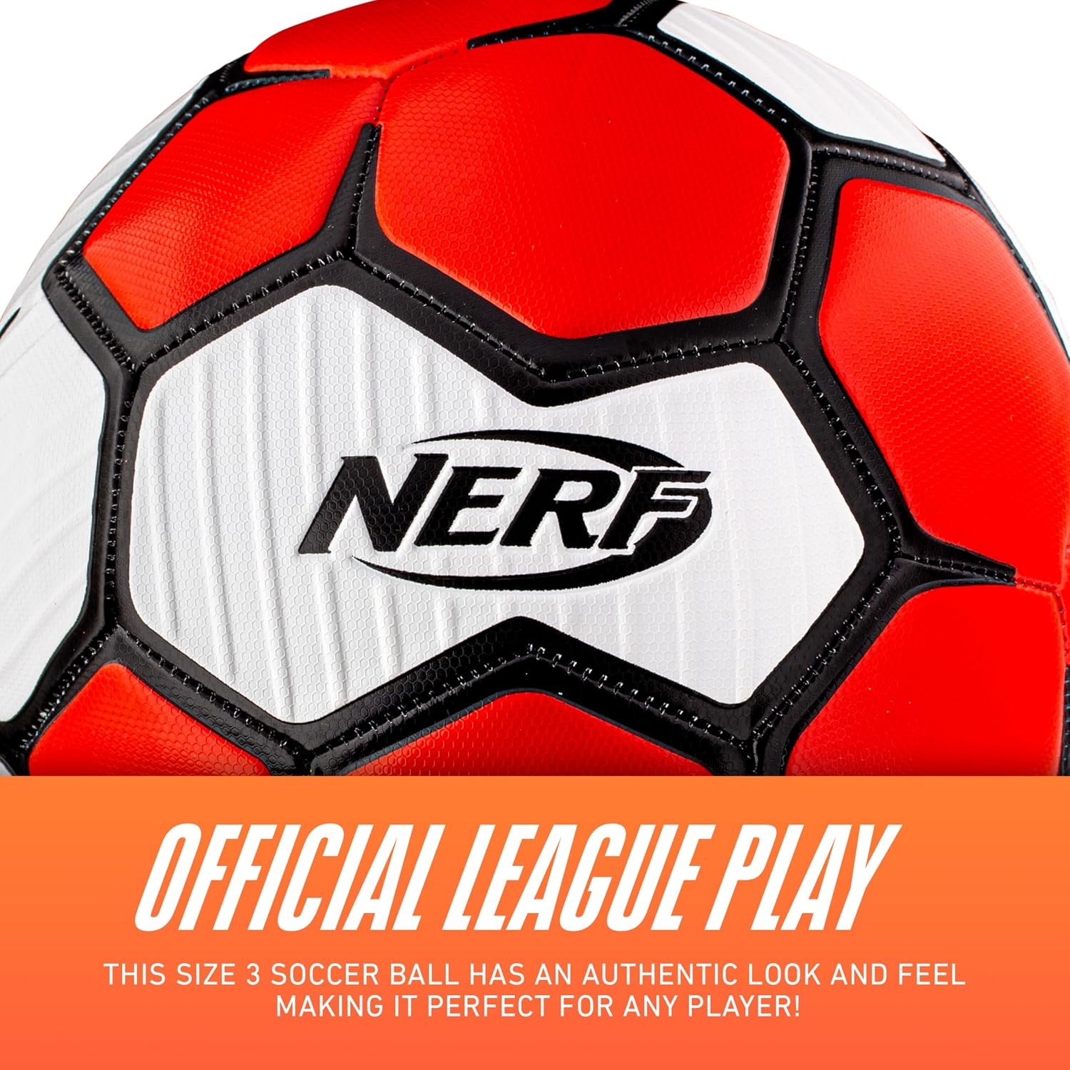 image:imageNerf Proshot Kids Youth Soccer Ball Air Pump SetRed