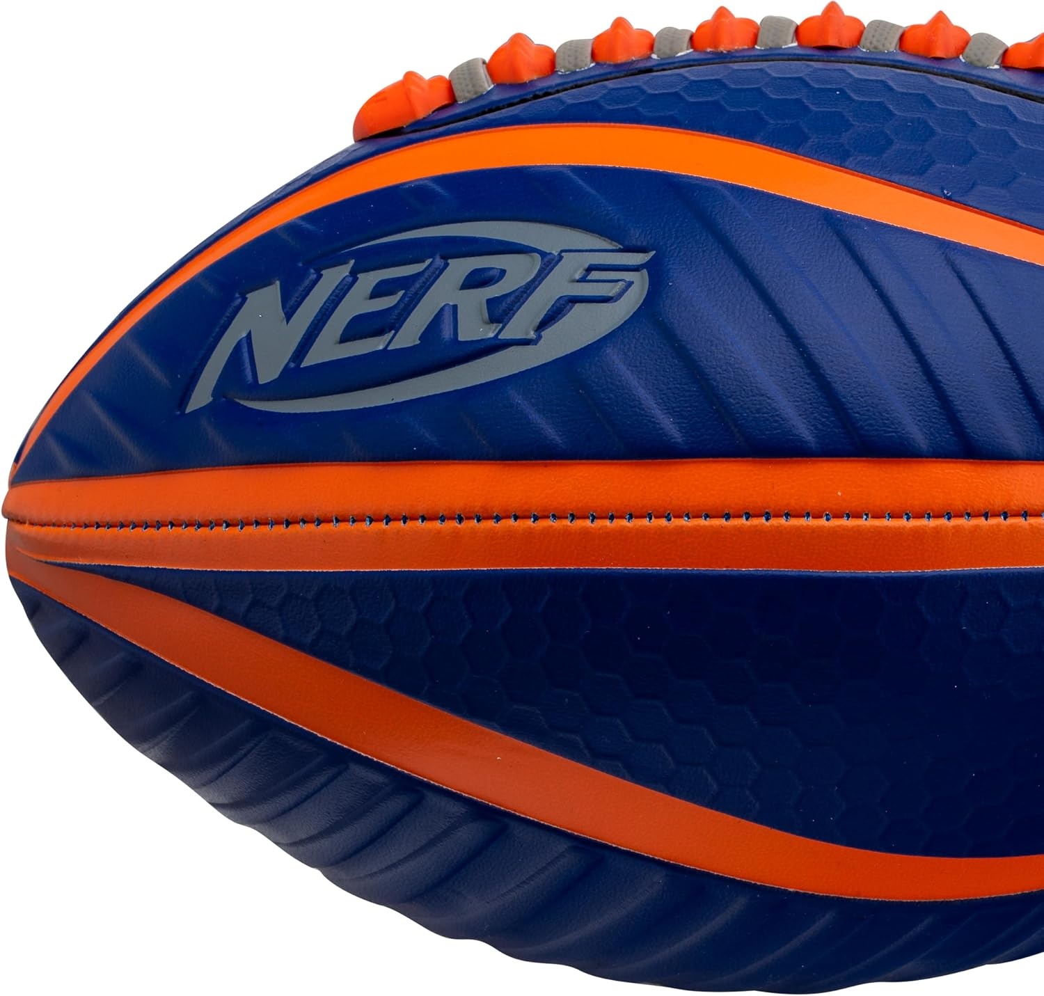 image:imageNerf Spiral Grip Spacelace Football Patented Spiral DesignBlueOrange