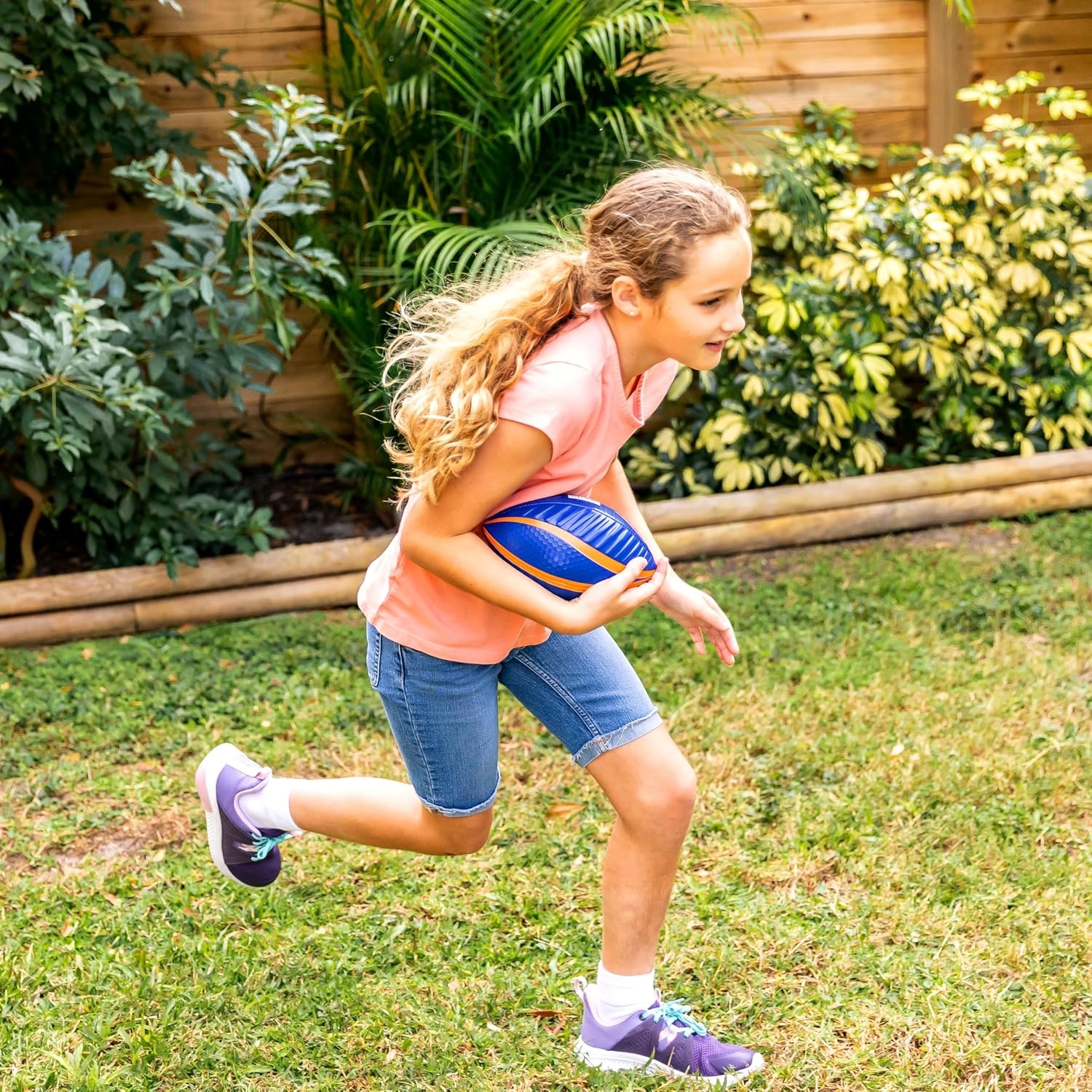 image:imageNerf Spiral Grip Spacelace Football Patented Spiral DesignBlueOrange