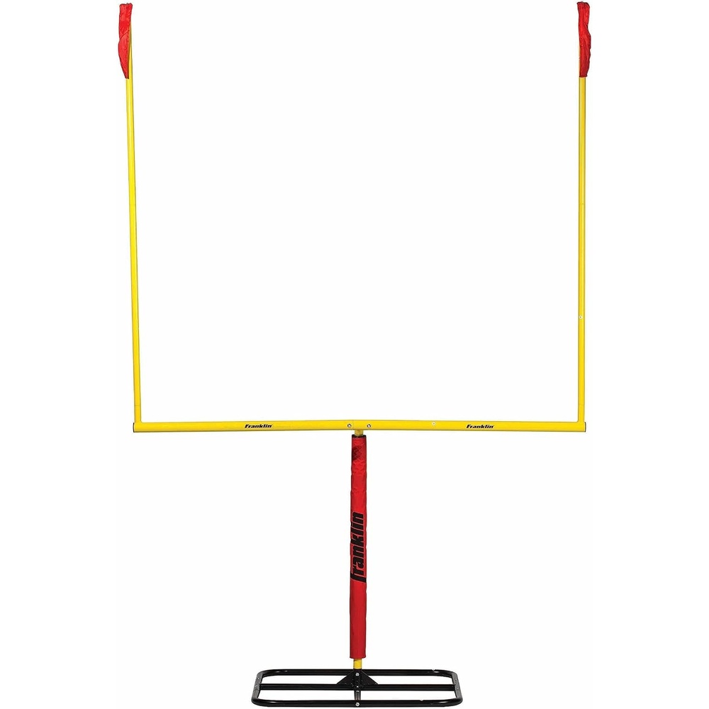 image:imageFranklin Sports Authentic Steel Football Goal Post 85 x 55 Post for Kids Football Goal Post Set Kicking Field Goals Youth Football Set Portable Football Goal PostStandard Goal Post