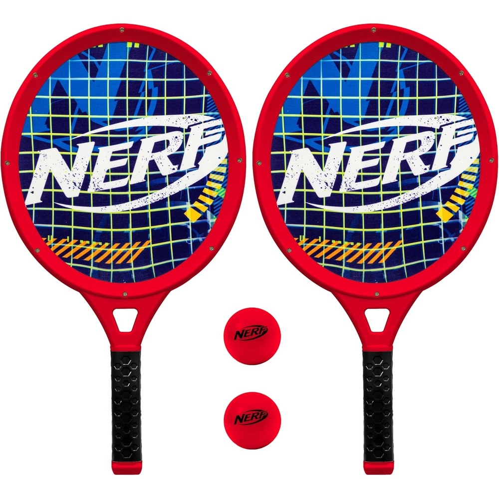 image:imageNerf Tennis Set for Kids 2 Player Rackets and Foam Ball2 22 Rackets 2 Nerf Balls