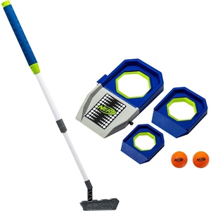 NERF Trick Shot Golf Set – All-in-One Putting Set for Kids(Blue)