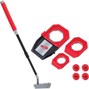 NERF Trick Shot Golf Set – All-in-One Putting Set for Kids(Red)