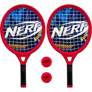 Nerf Tennis Set for Kids – 2 Player Rackets and Foam Ball((2) 22″ Rackets & (2) Nerf Balls)