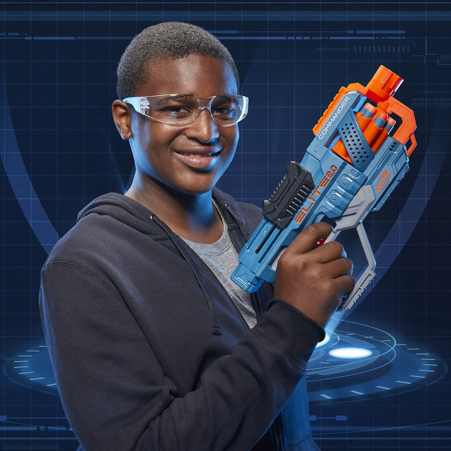 image:imageNERF Elite 20 Commander RD6 Dart Blaster 12 Darts 6Dart Rotating Drum Outdoor Toys Ages 8 and UpStandard Packaging