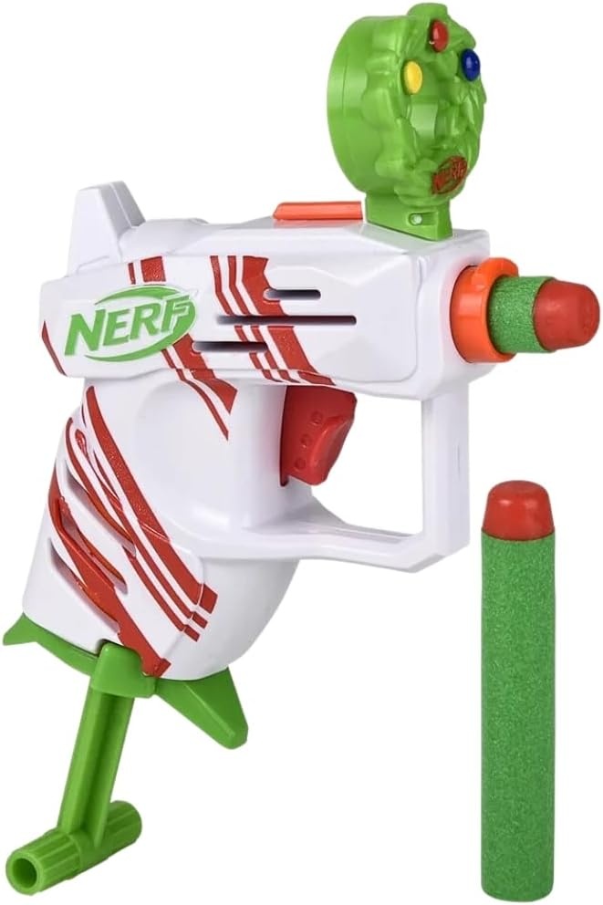 image:imageNerf Elite 20 Jolly Dash Blaster 2 Elite Darts Pull to Prime Winter Toy Foam Blaster for 8 Year Old Boys amp GirlsSmall Pack of 2